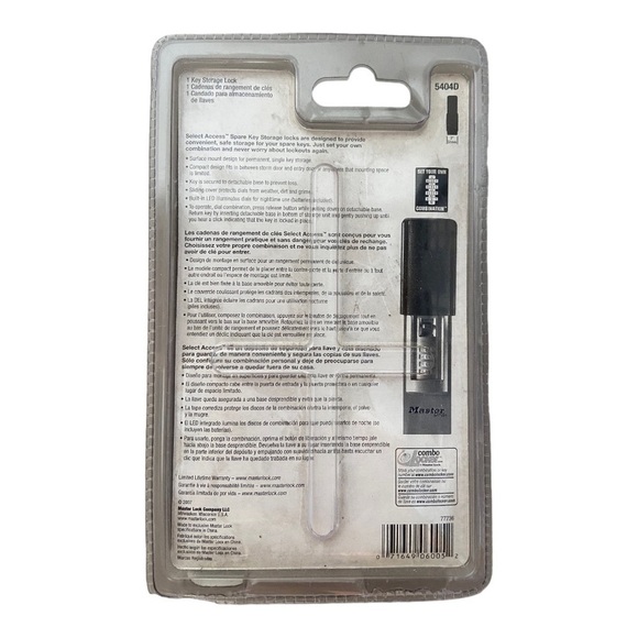 Master Lock 77737 Locking Key Storage Lock NEW - Picture 2 of 5